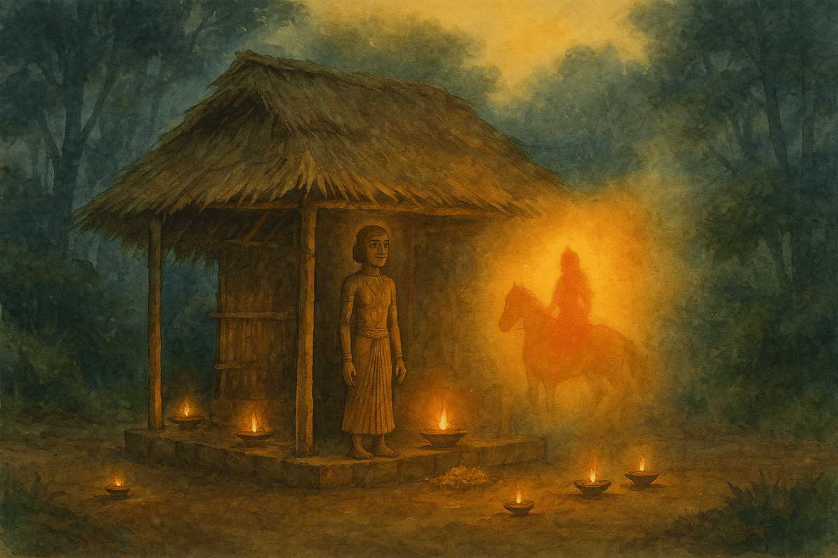 Siri Kumara Nandigona with Lekkisiri at Kuthar, alongside Bermer