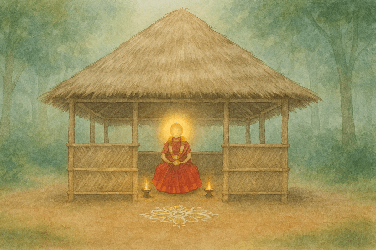 Kuthar temple site where Raktheshwari was worshipped as a warrior deity